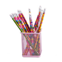 Crayons personnalisés sur le thème de Pâques, crayons en forme d'œufs de Pâques, fournitures d'écriture pour l'école primaire, crayons en bois avec logo par transfert thermique