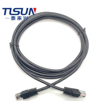 Câble plat de Communication sur mesure 28awg 8P8C RJ45, fiches modulaires, câble de réseau
