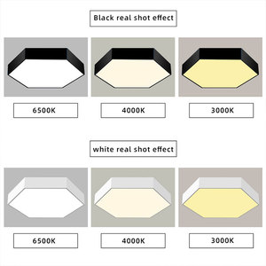 Đèn lục giác RGB có thể điều chỉnh độ sáng Đèn chùm sáng tạo trong nhà Sáu hình dạng Đèn LED rắn - Product Image 4