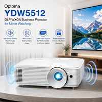 Projecteur professionnel Optoma YDW5512 DLP 720P pour la visualisation de films, 3800 lumens avec source de lumière par lampe et design léger