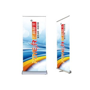 Expositor de Banner Enrollable Personalizado, Banner Retráctil para Ferias Comerciales, Letrero Promocional, Banner Enrollable al por Mayor - Product Image 1