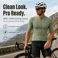 Jersey de Ciclismo Personalizado para Hombre, Corte Ajustado, Estilo Minimalista, Manga Corta, para Uniforme de Club de Ciclismo, Fabricación Personalizada