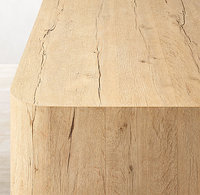 Meubles de salon, design moderne, personnalisation, table basse en chêne blanc forgé à la main