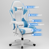 Chaise de jeu ergonomique, élégante, confortable, réglable en hauteur, pivotante à 360 degrés, style gaming viral