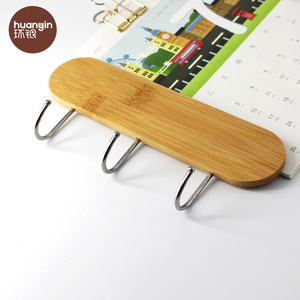 Gancio da Parete <span class=keywords><strong>per</strong></span> Piastrelle, <span class=keywords><strong>Ganci</strong></span> Adesivi, Appendiabiti <span class=keywords><strong>per</strong></span> Asciugamani e Chiavi in Bambù - Product Image 4