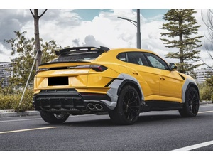 1016 Style Carbon Fiber Body Kit Front Lip Side Skirt Rear Diffuser Rear Spoiler <strong>Engine</strong> Hood for Lamborghini Urus S Body Kit - Product Image 6