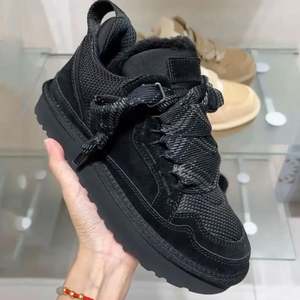 Bottes de neige basses Tazz Tasman Lowmel pour femme, bottines en peau de mouton pour homme et femme, collection hiver, style australien - Product Image 3