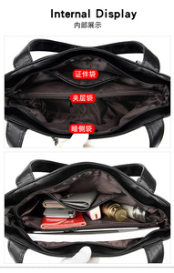 Wholesale Simple Shopping <b>Bag</b> Texture Handbag Women's Large Capacity Single Shoulder Diagonal Tote <b>Bag</b> New Women <b>Bags</b> - Product Image 6