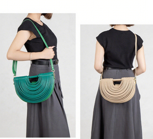 Bolso de Mano Tejido de Diseño Exclusivo, Moderno, Pequeño, Económico, de Moda, Estilo Bandolera, de Lujo, para Mujer - Product Image 2