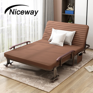 سرير أريكة معدني قابل للطي متعدد الوظائف بالجملة لغرف المعيشة والفنادق وغرف الضيوف - Product Image 1