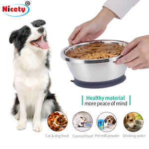 Çevre Dostu Paslanmaz Çelik Evcil Hayvan Mama Kabı Kaymaz Kauçuk Taban Kolay Temizlenir Köpekler ve Kediler için Küçük Büyük Boy Seçenekleri Mevcut - Product Image 3