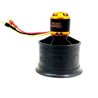 Ventilateur de conduit de flux d'air de 50mm à 12 pales pour hélices inverses avant d'avion de modèle télécommandé avec accessoires EDF pièces et accessoires RC