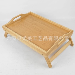 Simple <b>bamboo</b> bed tray small <b>table</b>, <b>bamboo</b> dormitory laptop <b>table</b>, lazy desk, ready stock wholesale. - Product Image 4