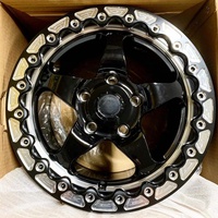 Jantes de course forgées D5 Beadlock de 15, 17 et 18 pouces 5x114.3 5x115 pour Mustang Dodge Hellcat Chevrolet Camaro SS/ZL1 Drag Pack