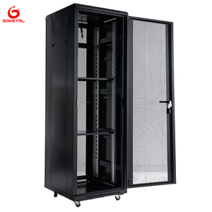 19 inch trung tâm dữ liệu sử dụng ngoài trời đứng máy chủ Rack với fan hâm mộ và kệ, mạng máy chủ tủ rack - Product Image 2