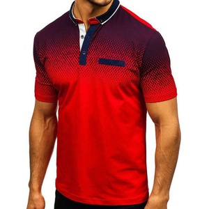 Wholesale Custom Eco-Friendly XL <b>Men's</b> for Polo Jersey Quick Dry Anti-Wrinkle Knitted Short Length Compressed Golfers <b>Shirt</b> - Product Image 3