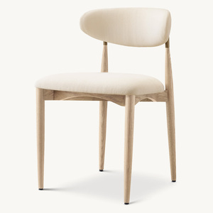 Chaise de salle à manger en bois massif de style américain RH personnalisée par Rhoohill, chaise de restaurant moderne et simple en <span class=keywords><strong>tissu</strong></span> - Product Image 6