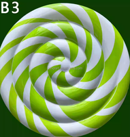 Sucette en plastique de bonne qualité faite à la main, 55 cm, colorée, belle, décoration de bonbons, ornement pour la décoration de fête d'événement avec bâton de 120 cm