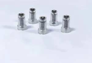Dingye Factory Direct Best Spare Parts For Refillable Butane Gas Lighter Filling Cylinder Transparent AS Bottom Valve