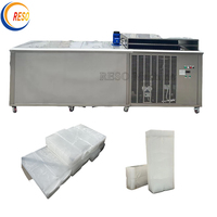 Machine Industrielle de Fabrication de Blocs de Glace de 5 kg pour l'Eau Salée au Nigéria, Machine à Glaçons en Brique avec Moule