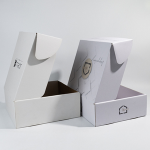 Gói nhà sản xuất màu sắc in các tông tùy chỉnh hộp bưu phẩm hộp May mặc sóng tùy chỉnh vận chuyển hộp với logo bao bì - Product Image 3