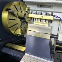 Torno CNC Horizontal de Cama Plana CK61125 Nuevo, de Alta Resistencia para Torneado de Metal, Máx. Swing 1250mm con sistema /GSK