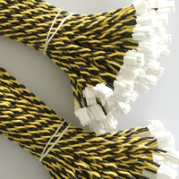 Kabel Twisted Pair dengan Konektor Plastik Putih Satu Ujung untuk Pengkabelan Transmisi Sinyal Anti-Interferensi Refrigerasi