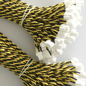 Kabel Twisted Pair dengan Konektor Plastik Putih Satu Ujung untuk Pengkabelan Transmisi Sinyal Anti-Interferensi Refrigerasi - Product Image 2