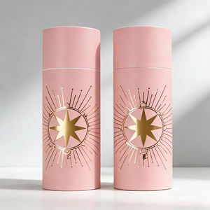 कस्टम लोगो बायोडिग्रेडेबल राउंड सिलेंडर कार्डबोर्ड पैकेजिंग बॉक्स अंडरवियर कपड़े तौलिए टी-शर्ट कोट ट्यूब - Product Image 1