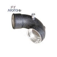 Tuyau de suralimentation et de charge pour BMW M2 F87 M3 F80 M4 F82 S55 avec tuyau en J et peinture effet froissé