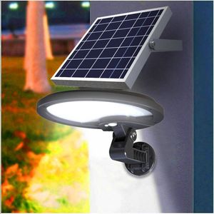 IP65 Waterproof Solar Motion Sensor LED <strong>Wall</strong> <strong>Light</strong> 6000K Daylight 5W 2200mAh Lithium-ion <strong>Battery</strong> Full Bright/Dim Bright Garden - Product Image 4