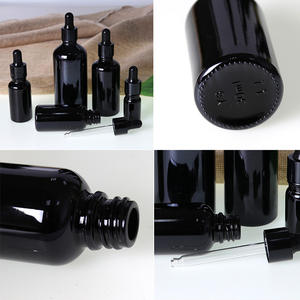 Botol Pipet Tetes Kaca Hitam Matte 10ml 15ml 30ml 50ml 100ml untuk Minyak Atsiri dan Kosmetik - Product Image 2