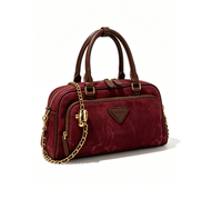 Sac fourre-tout vintage en cuir froissé pour femme, sac à main rétro à poignée supérieure, sac à bandoulière décontracté détachable pour usage quotidien