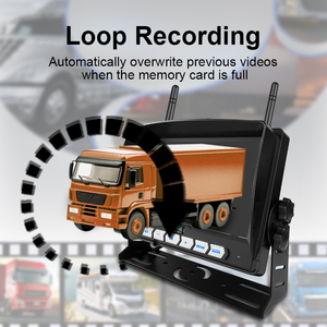 Monitor DVR con Schermo IPS da 7 Pollici, Telecamera Posteriore Impermeabile IP67, Sistema di Telecamere Wireless per Rimorchi, Camion, <span class=keywords><strong>Camper</strong></span> e Autobus - Product Image 4