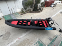 Luxe nervure 960 fond aluminium bateau de pêche bateaux dériveurs gonflable 9.6 mètre