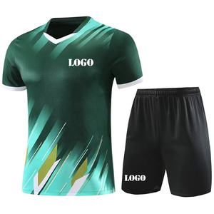 مخصص للرجال الاطفال لكرة القدم جيرسي الأخضر زي كرة القدم بالجملة نادي كرة القدم جيرسي نمط كرة القدم تصميم جيرسي كرة القدم - Product Image 1