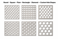 Matrice de découpe et d'embossage métallique personnalisée en aluminium blanc pour panneaux grillagés, artisanat, albums, cartes DIY et clôtures