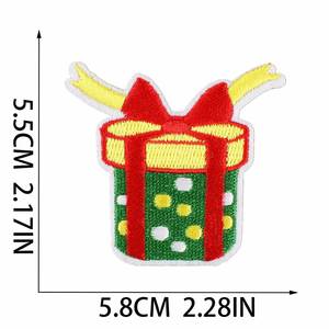 New Wholesale Iron on Christmas Embroidered Patches - Product Image 3