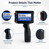 Imprimante portable pour date d'expiration, 12,7 mm, prix usine, connectable aux lignes de production