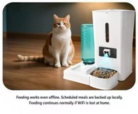 Nouvelle mangeoire automatique pour animaux de compagnie 5G, programmable, avec contrôle à distance par application, machine d'alimentation intelligente pour chien et chat