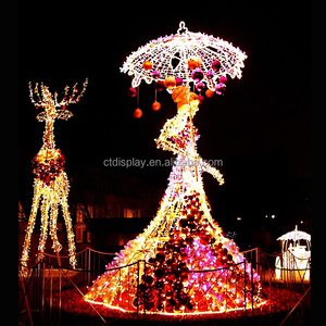 Lampu Motif besar Natal luar ruangan kustom untuk dekorasi Natal jalanan - Product Image 3