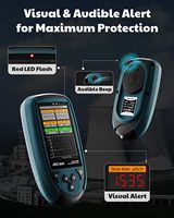 Détecteur de rayonnement nucléaire Radar-9989 avec fenêtre en mica LND7311, affichage LCD et alarme sonore et lumineuse pour les rayons alphas, bêtas, gamma et X.