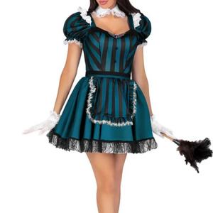 Nuevo Estilo 2025, Disfraz Sexy de Demonio a Rayas para Cosplay, Halloween, Disfraz de Vampiro para Mujer - Product Image 1