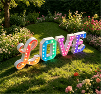 Lettres lumineuses 3D personnalisées, signalétique publicitaire rétroéclairée, étanche IP65, logo d'entreprise en acrylique, éclairage LED extérieur multicolores