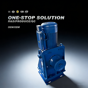 Электрическая лебедка 220В, портативная, с U-образной катушкой – тяговая машина для прокладки кабеля, поставка от производителя - Product Image 1