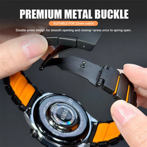 Bracelet en métal titane 22 mm pour Garmin Forerunner 570 970 Venu 4 Montre intelligente Bracelet pour Xiaomi Watch 5 S4 - Product Image 5