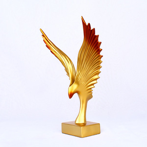 Adorno artesanal de resina Simple moderno águila voladora alta con alas extendidas para música de hadas religiosas y estilos piramidales - Product Image 5