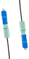 Cable de Fibra Óptica FTTH de 1 Núcleo, Conectores SC/UPC a SC/APC Azules y Verdes, para Interiores y Exteriores, Directo de Fábrica