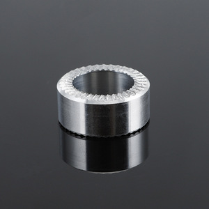 Toothed <b>Button</b> Accessory Aluminum CNC Machined Double Sided Circular Ring For <b>Push</b> <b>Button</b> <b>Switches</b> - Product Image 1