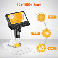 Portable Microscope High Performance Sensor Digital Microscope with 8 adjustable LED light